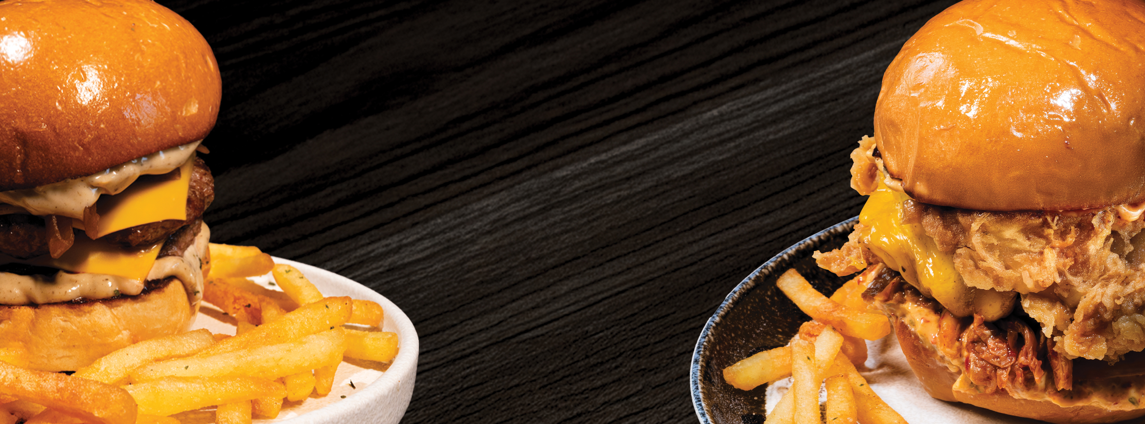 Breakroom Wagyu Double Cheese Truffle Burger